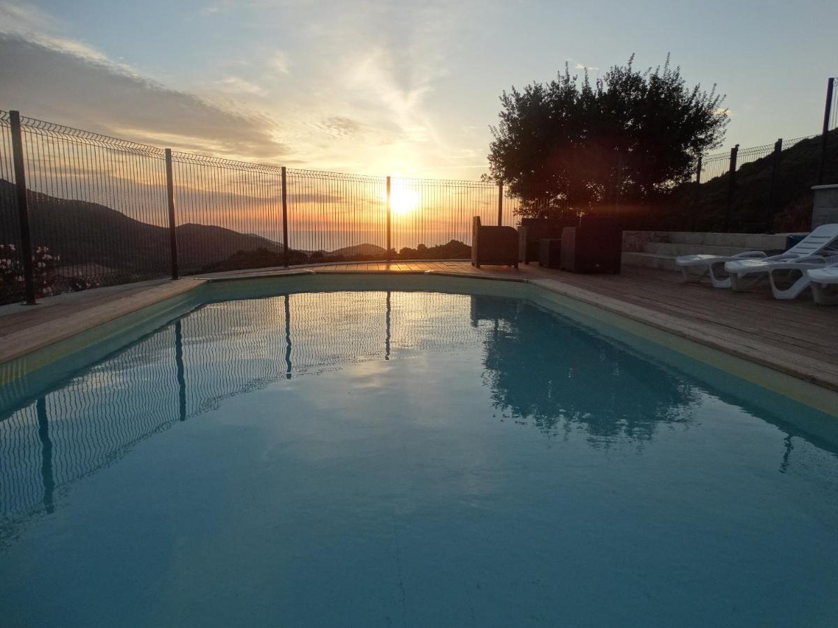 Gites Sassone, Vue Panoramique Sur Ajaccio Et La Mer Alata Bagian luar foto