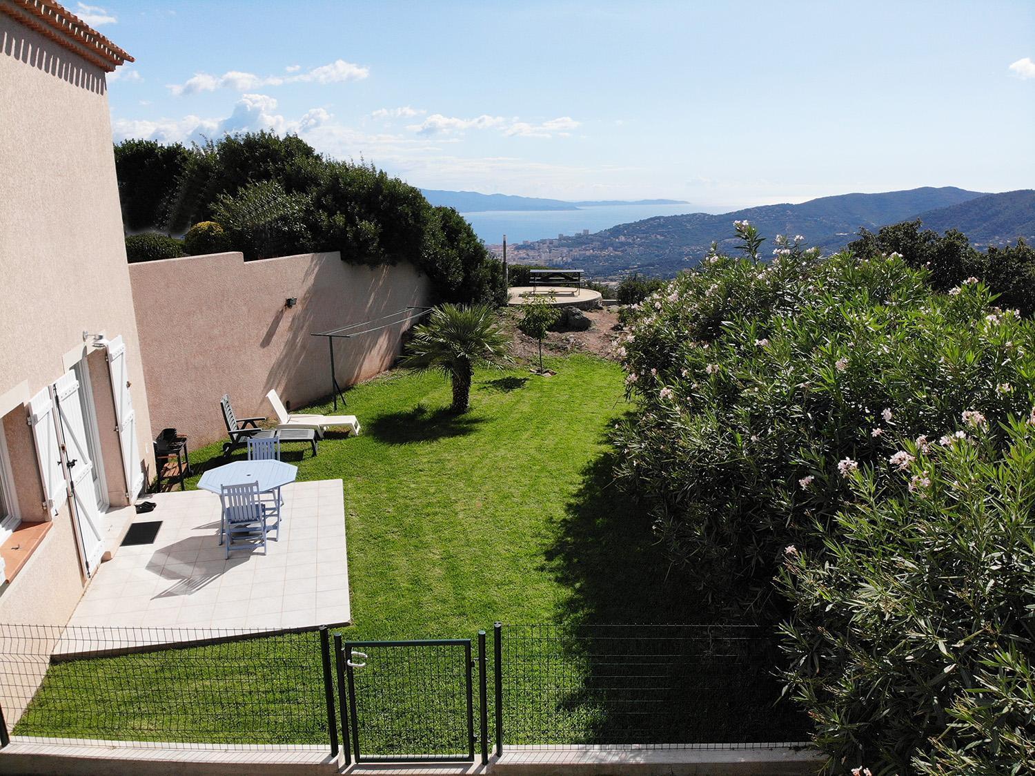 Gites Sassone, Vue Panoramique Sur Ajaccio Et La Mer Alata Bagian luar foto