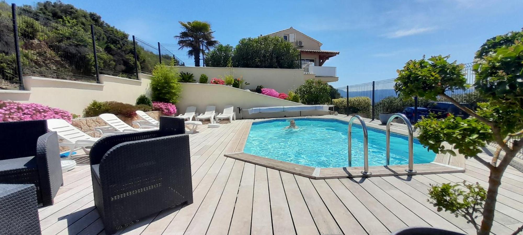 Gites Sassone, Vue Panoramique Sur Ajaccio Et La Mer Alata Bagian luar foto
